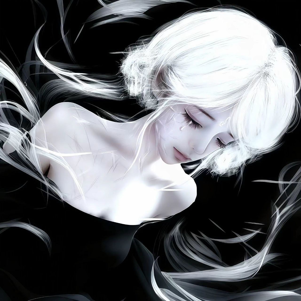 纯帅系列女生头像-原笔记