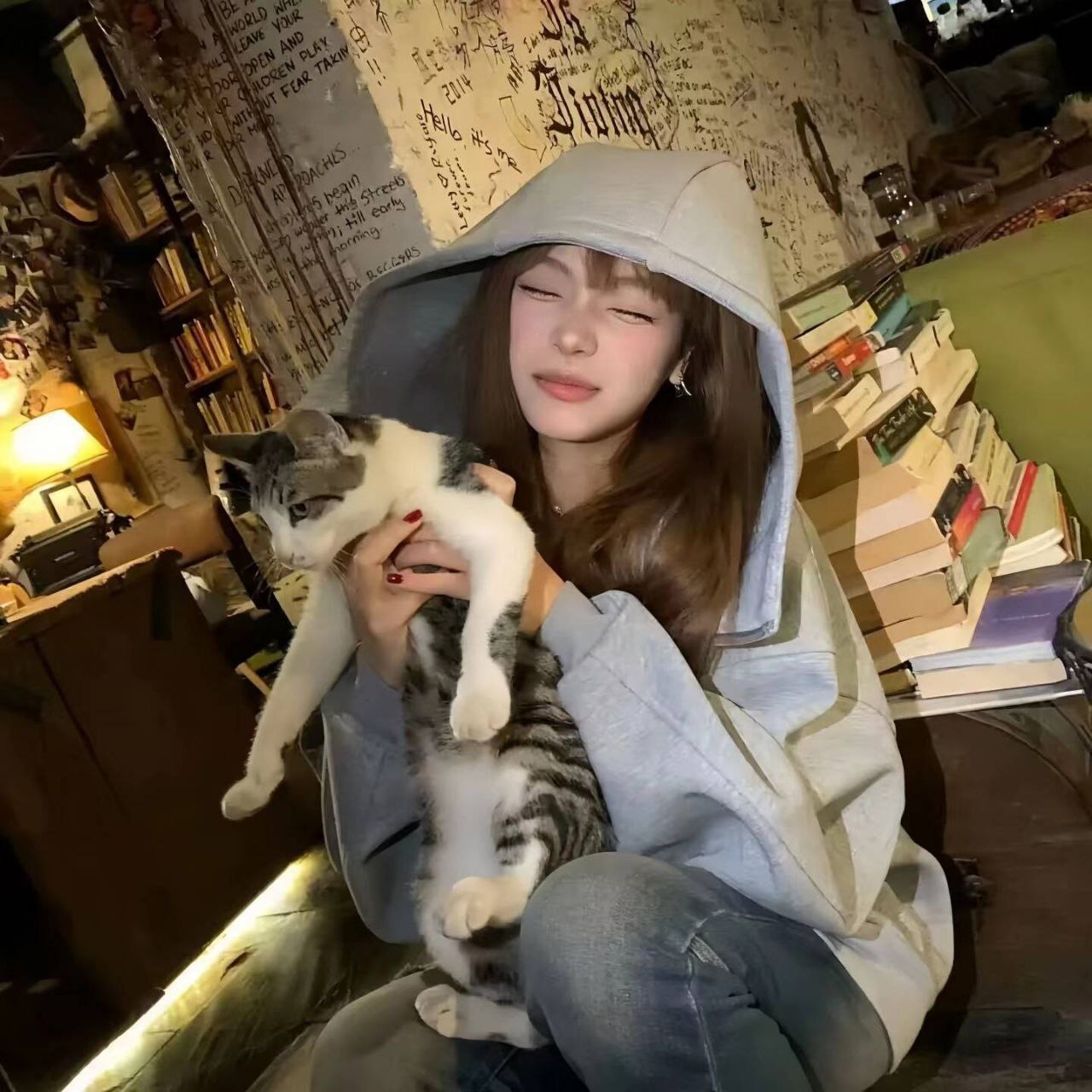 甜酷风女头像-原笔记