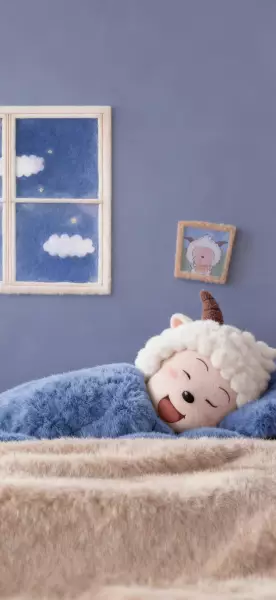 毛茸茸的懒羊羊