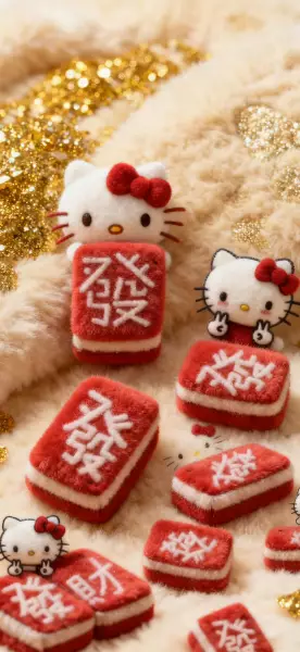 毛绒绒的HelloKitty套图壁纸 #HelloKitty壁纸# ​​​
