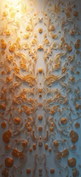 share手机壁纸金色圆形4k高清原图