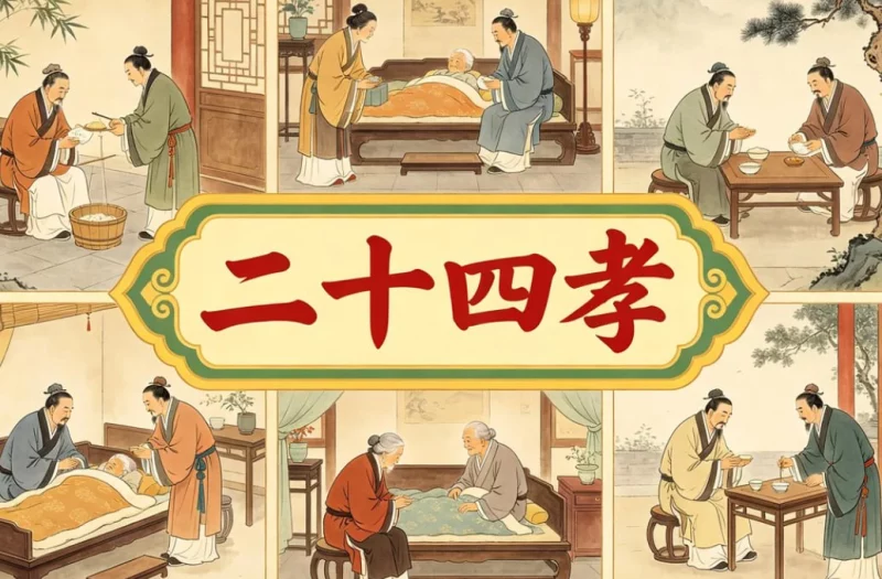 二十四孝动画，讲解传统孝道故事