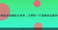 电商站点的崛起与未来：从零到一打造高效运营系统