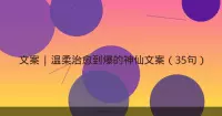 文案 | 温柔治愈到爆的神仙文案（35句）