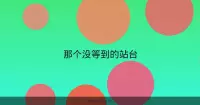 那个没等到的站台