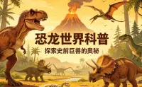 恐龙世界双语科普，带孩子探索史前巨兽